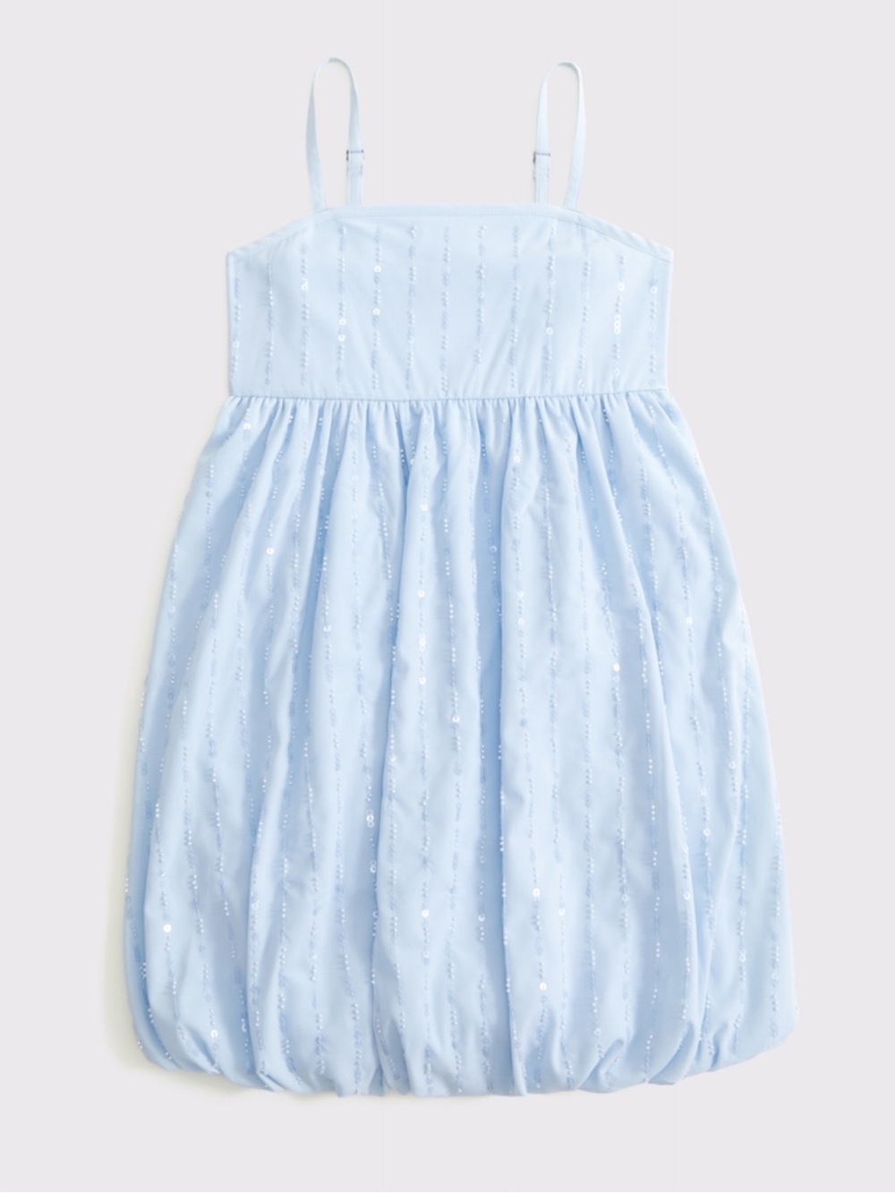 Abercrombie kids sequin bubble hem mini dress girls size 9/10